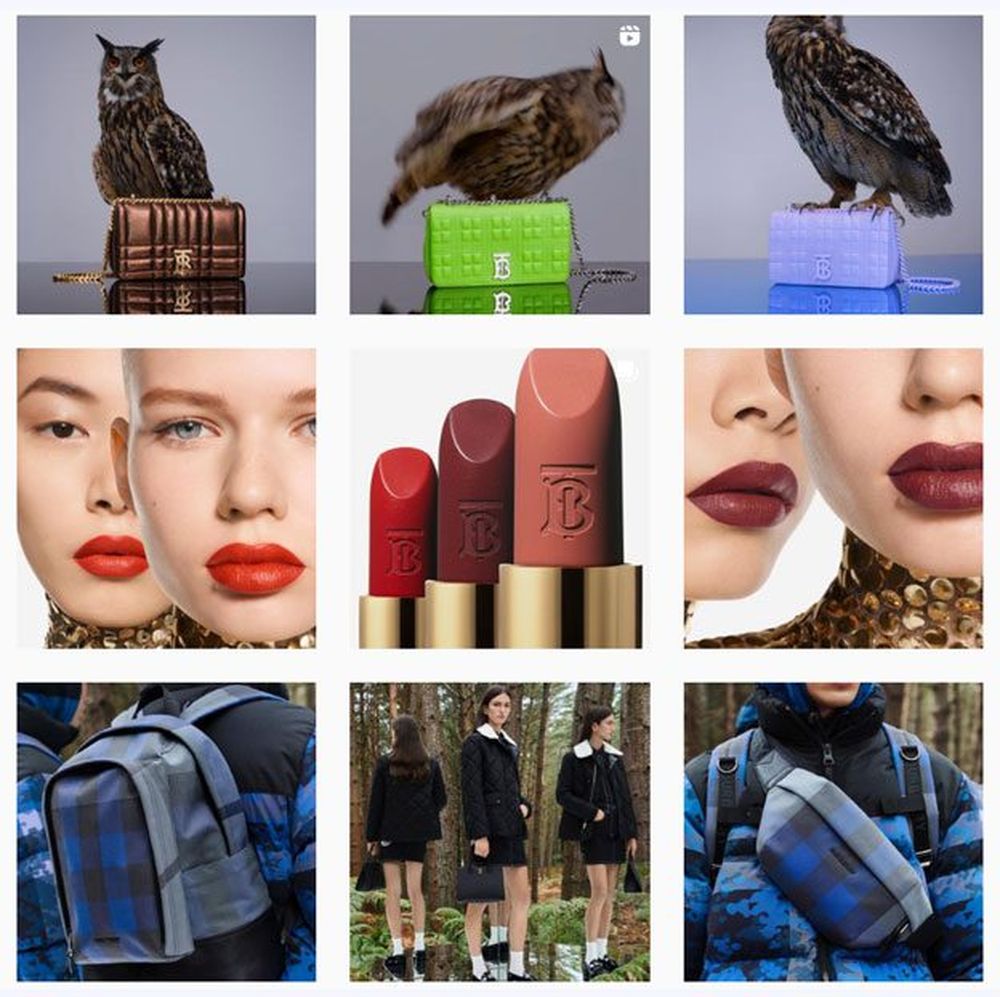 Photos of Burberry via Instagram