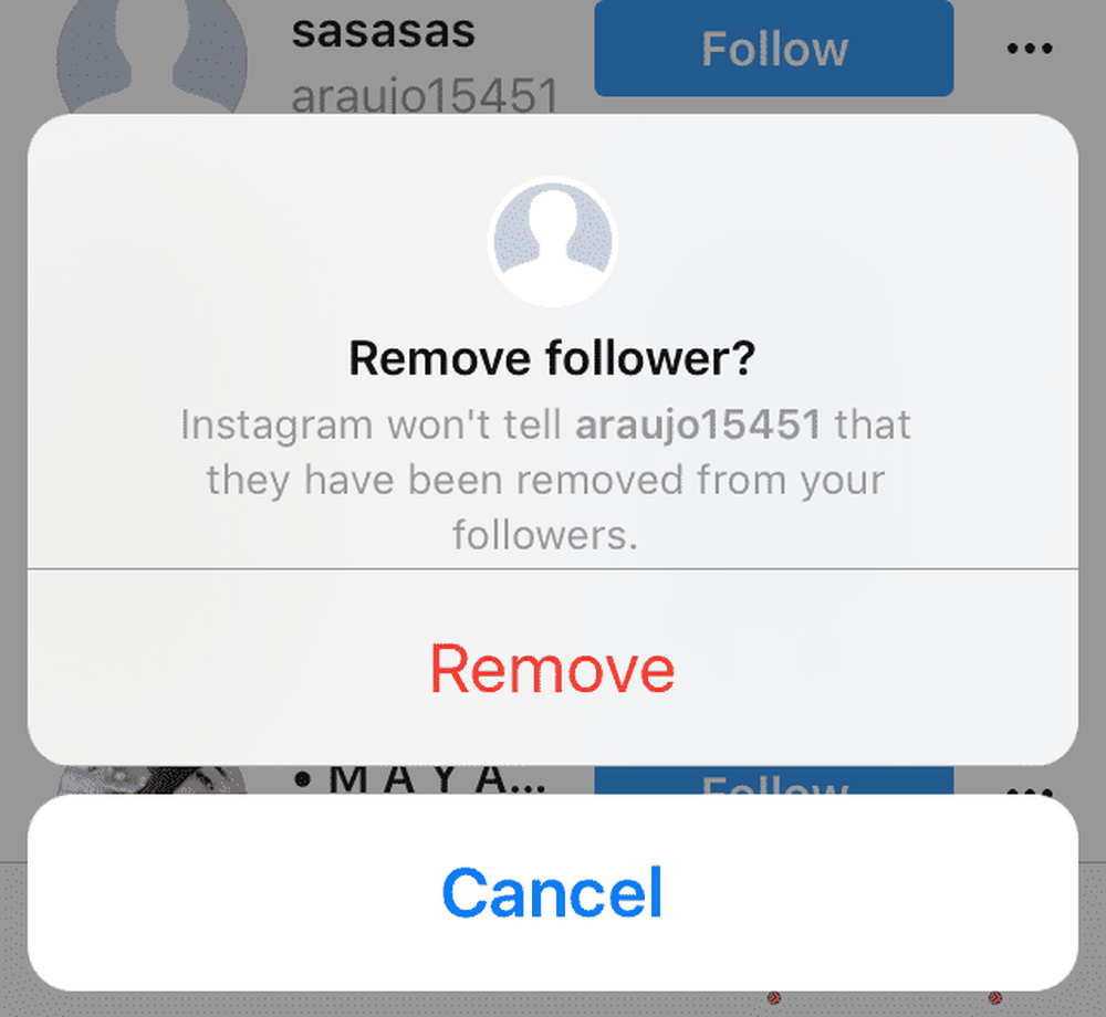 How to remove potenailly fake Instagram account