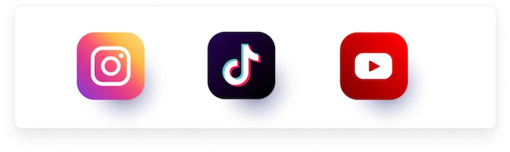 Instagram TikTok and YouTube are the most popular platforms