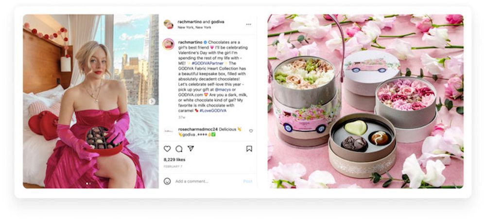 sponsored Instagram post