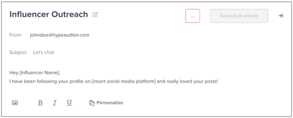 Influencer Outreach Improvements