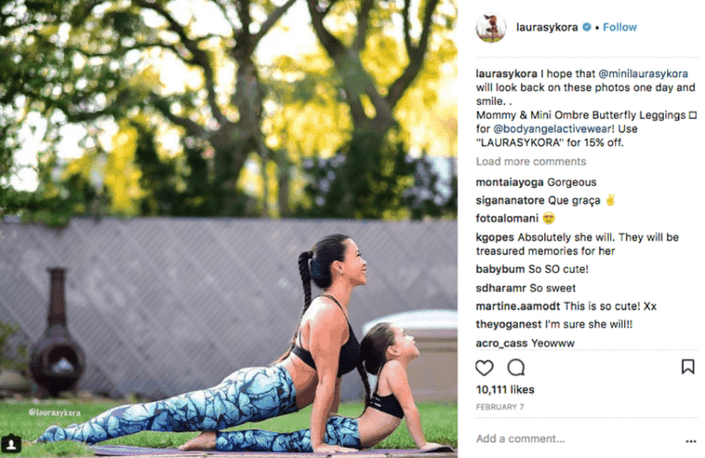 Coupon discount in an Instagram post