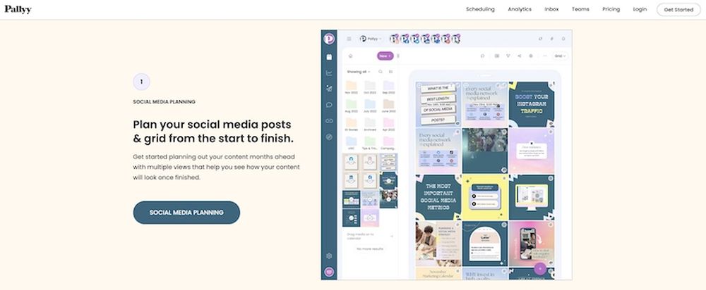 Pallyy is a social media scheduler tool
