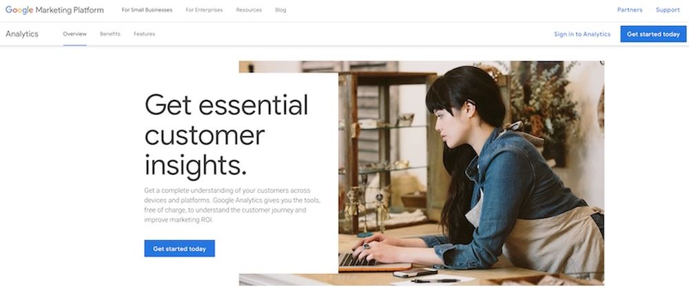 Google Analytics is a web analytics tool