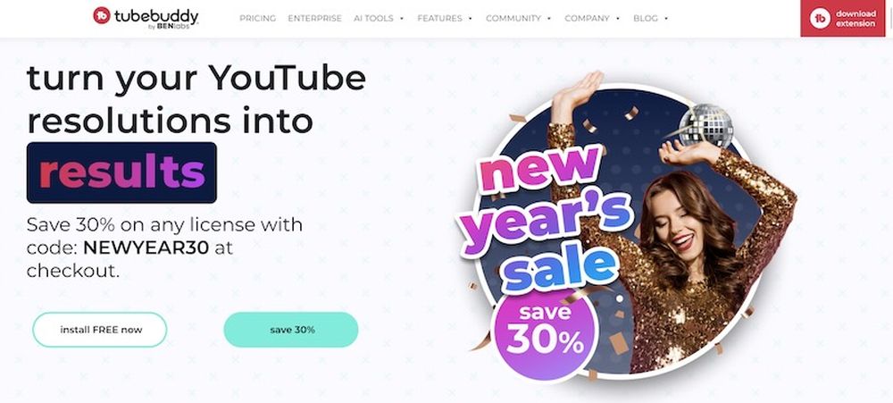 TubeBuddy is a YouTube analytics tool