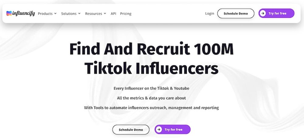 Find YouTube and TikTok influencers with Influencify