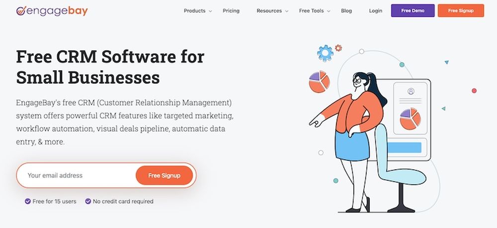EngageBay is a CRM tool