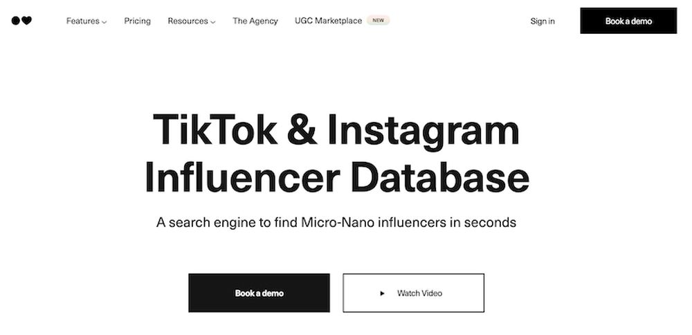 inBeat positions itself as one of the best tools for finding micro-influencers
