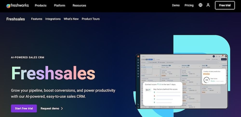 Freshsales is a CRM tool
