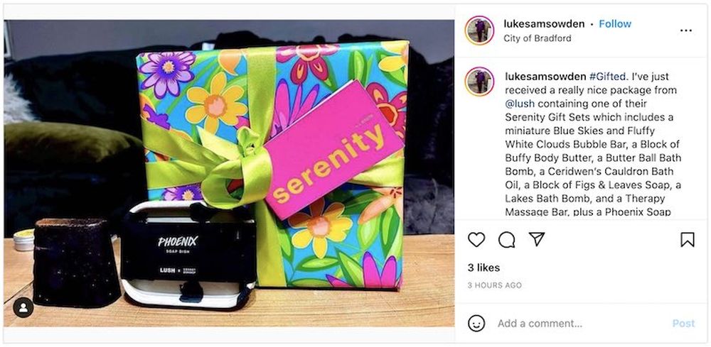lush's gift box