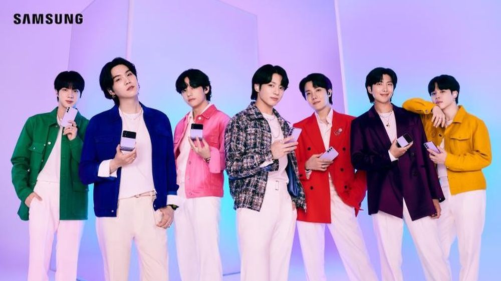A sample of booming celebrity endorsement, Samsung x BTS
