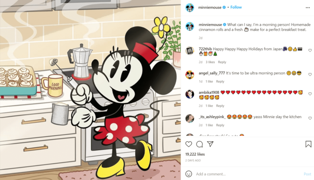 Disney's famous girl mouse character