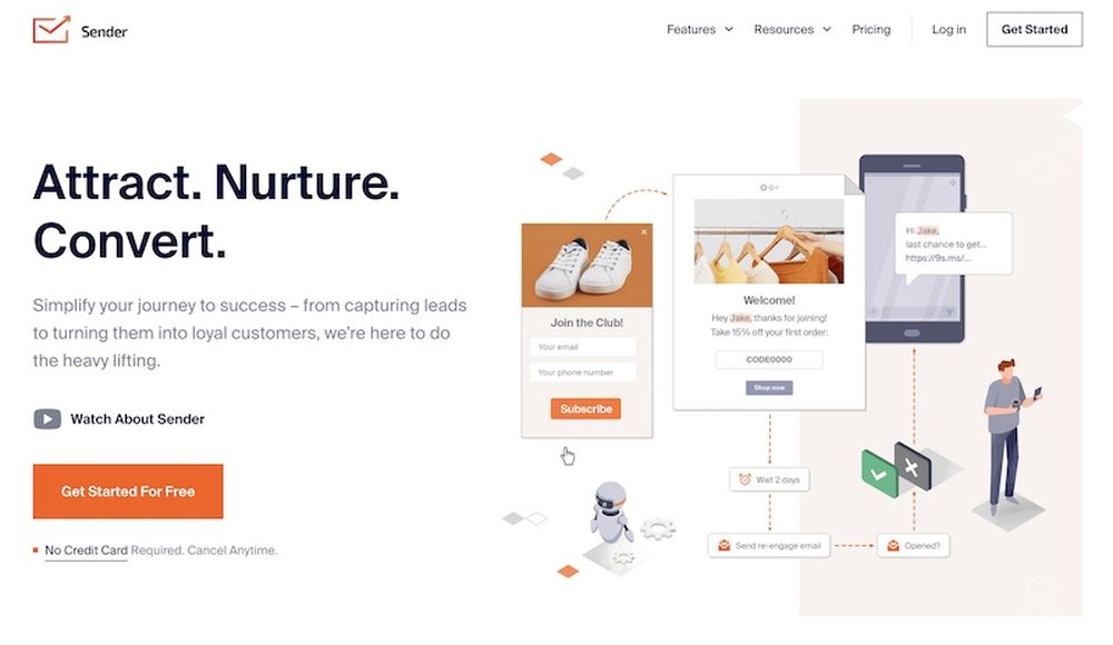 Sender is an email marketing tool
