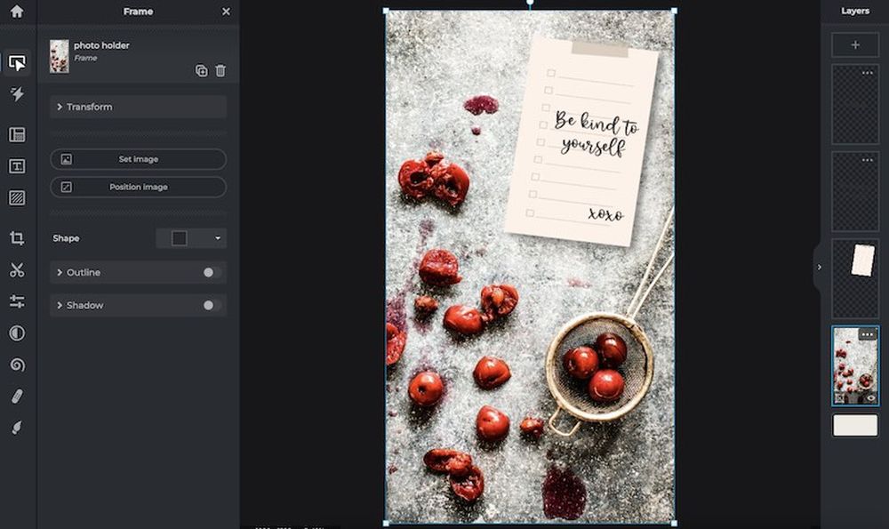 Pixlr, a photo editor app