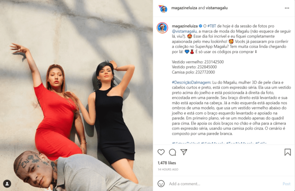 magazineluiza's Instagram post