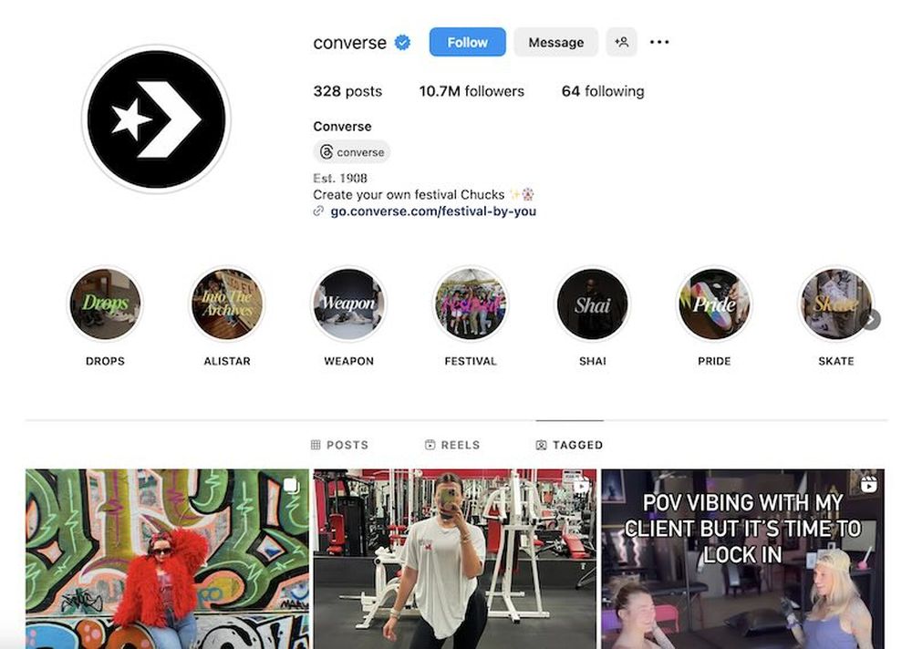 Find small influencers on Instagram who tagged you