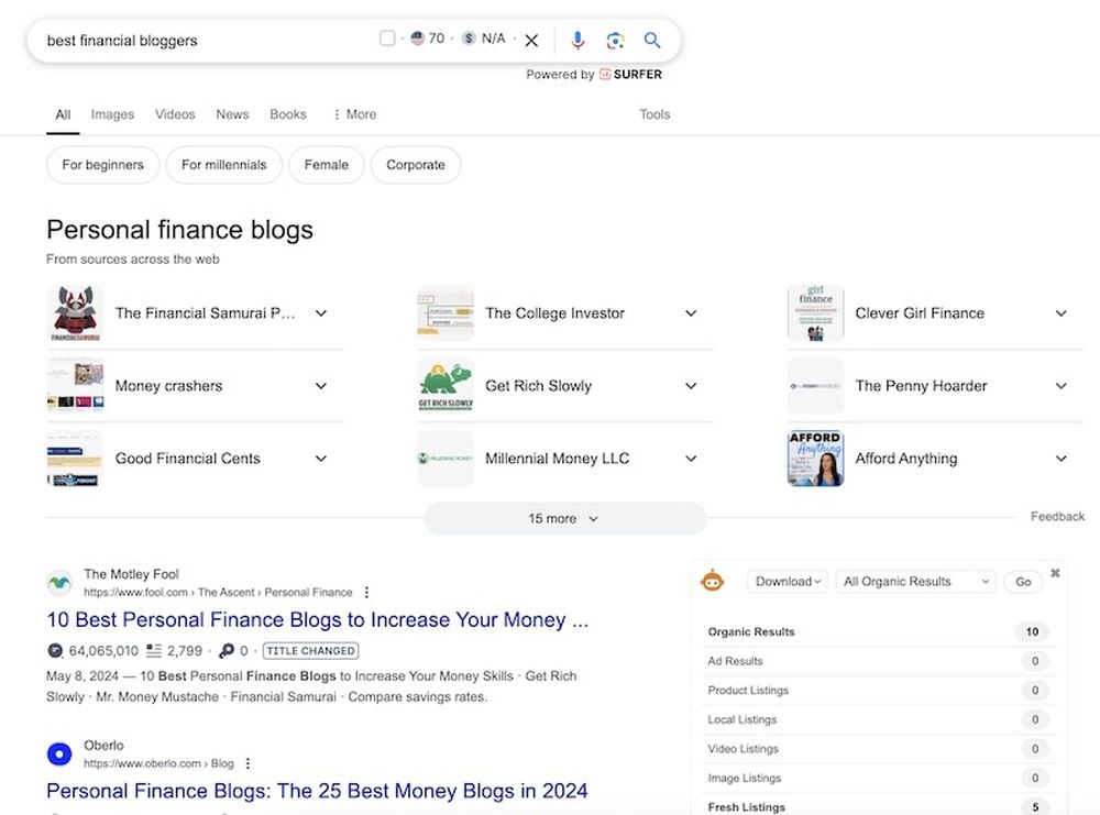 Discover potential affiliates with Google