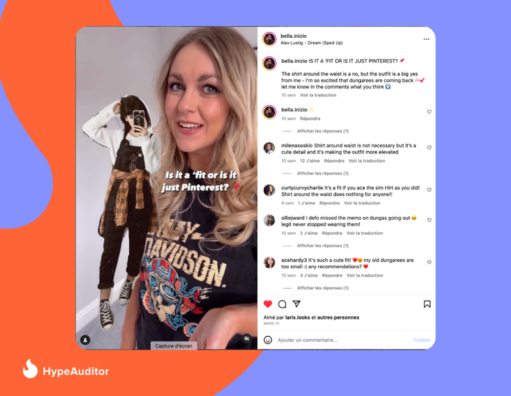 Jade, influenceuse mode anglaise