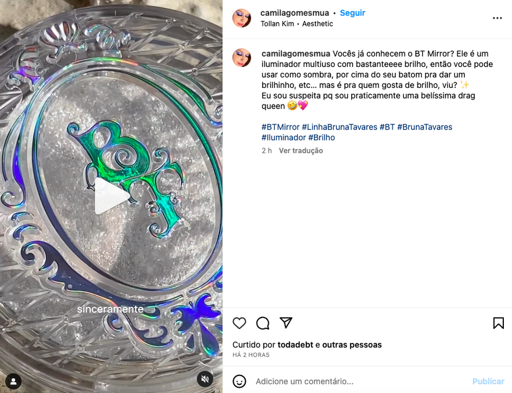 iluminador bt mirror