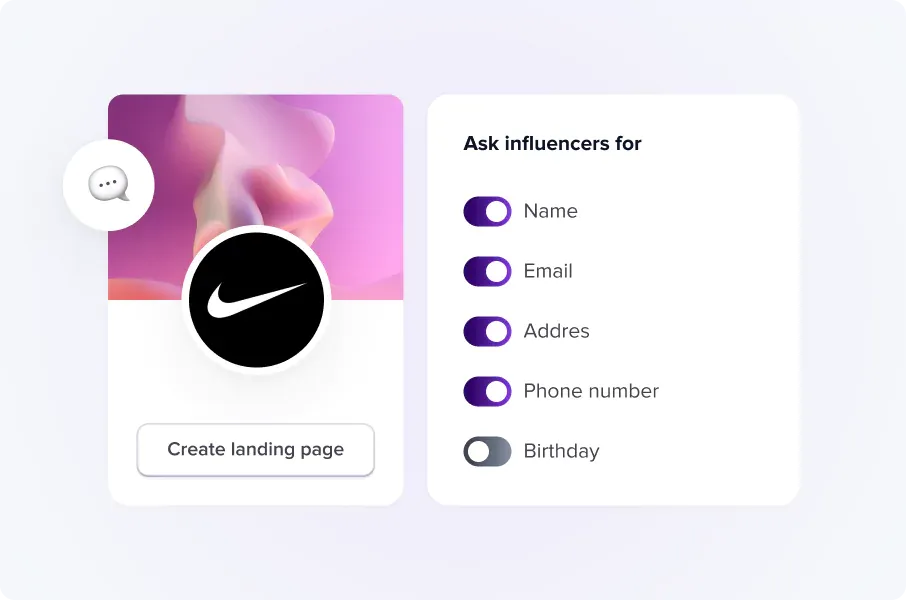 Collect the data you need