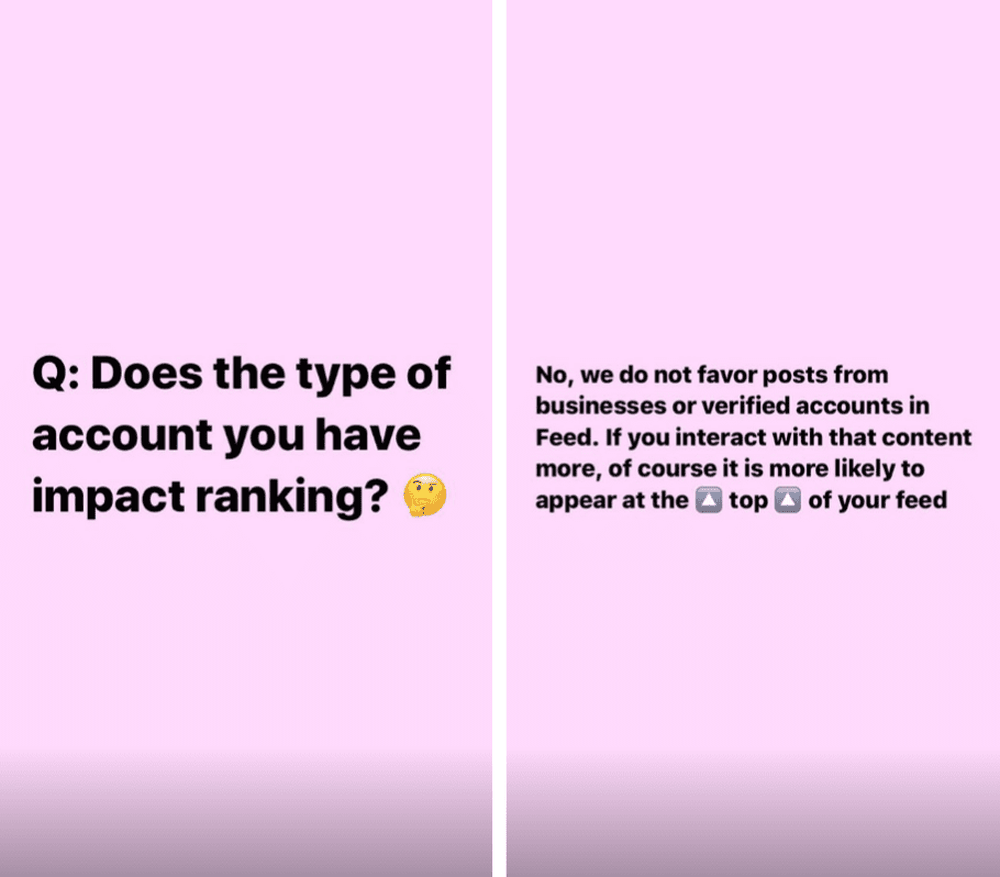 Accounts with verification get a higher engagement rate 