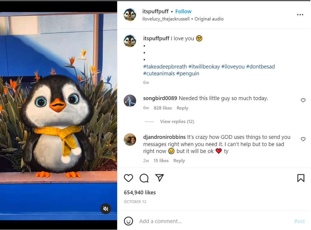 virtual influencer puff puff