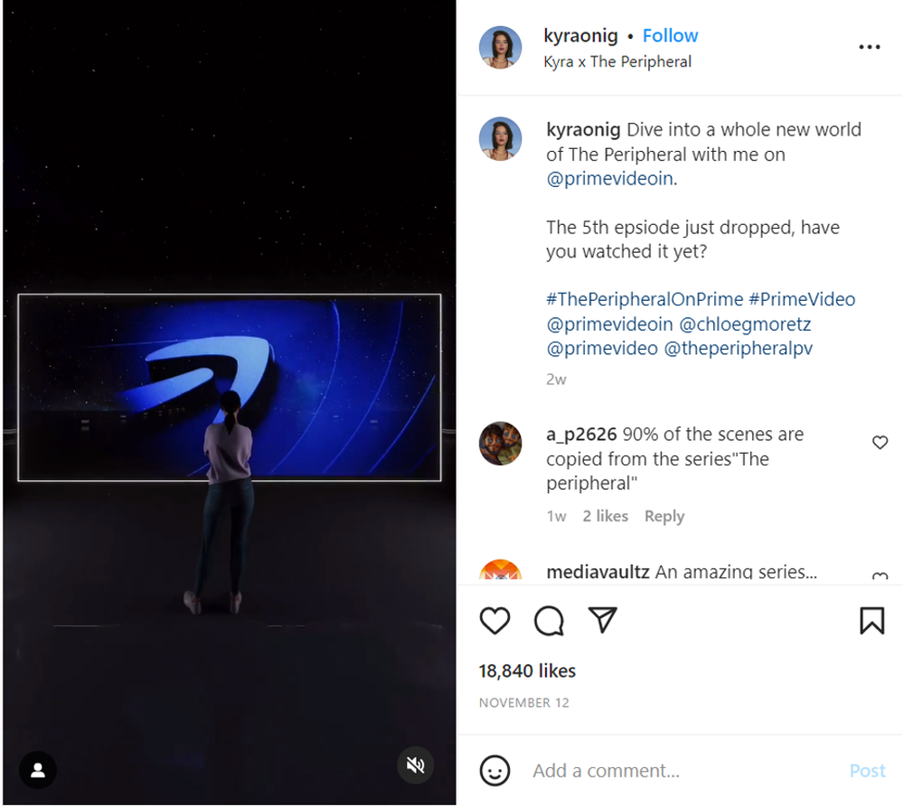 amazon prime virtual influencer