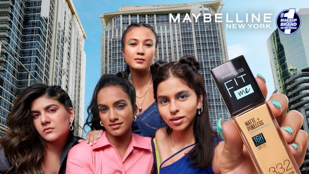 A Maybelline foundation commercial that involves some Indian influencers