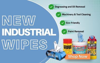 Shop now for new industrial wipes