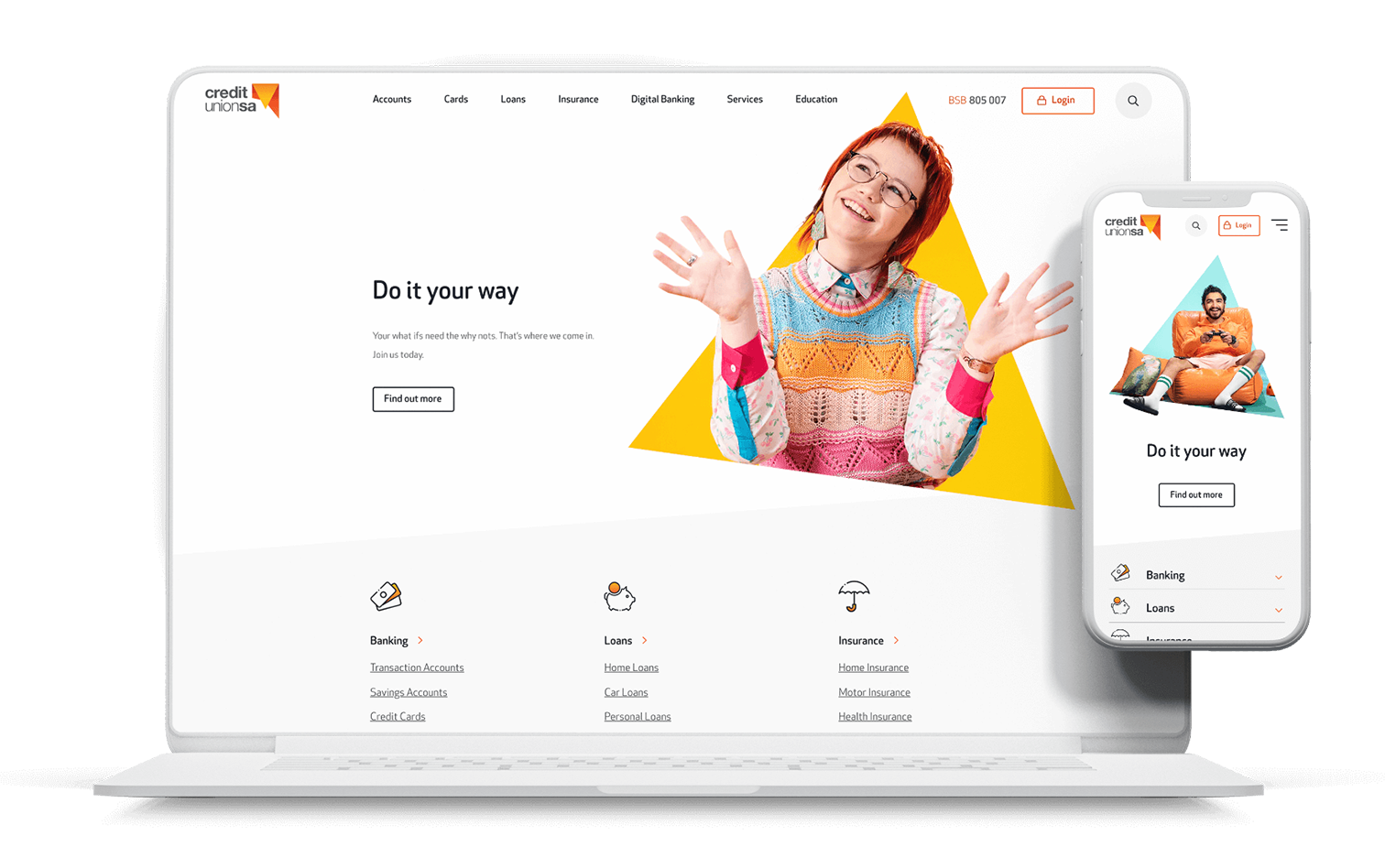 Credit Council website mockups