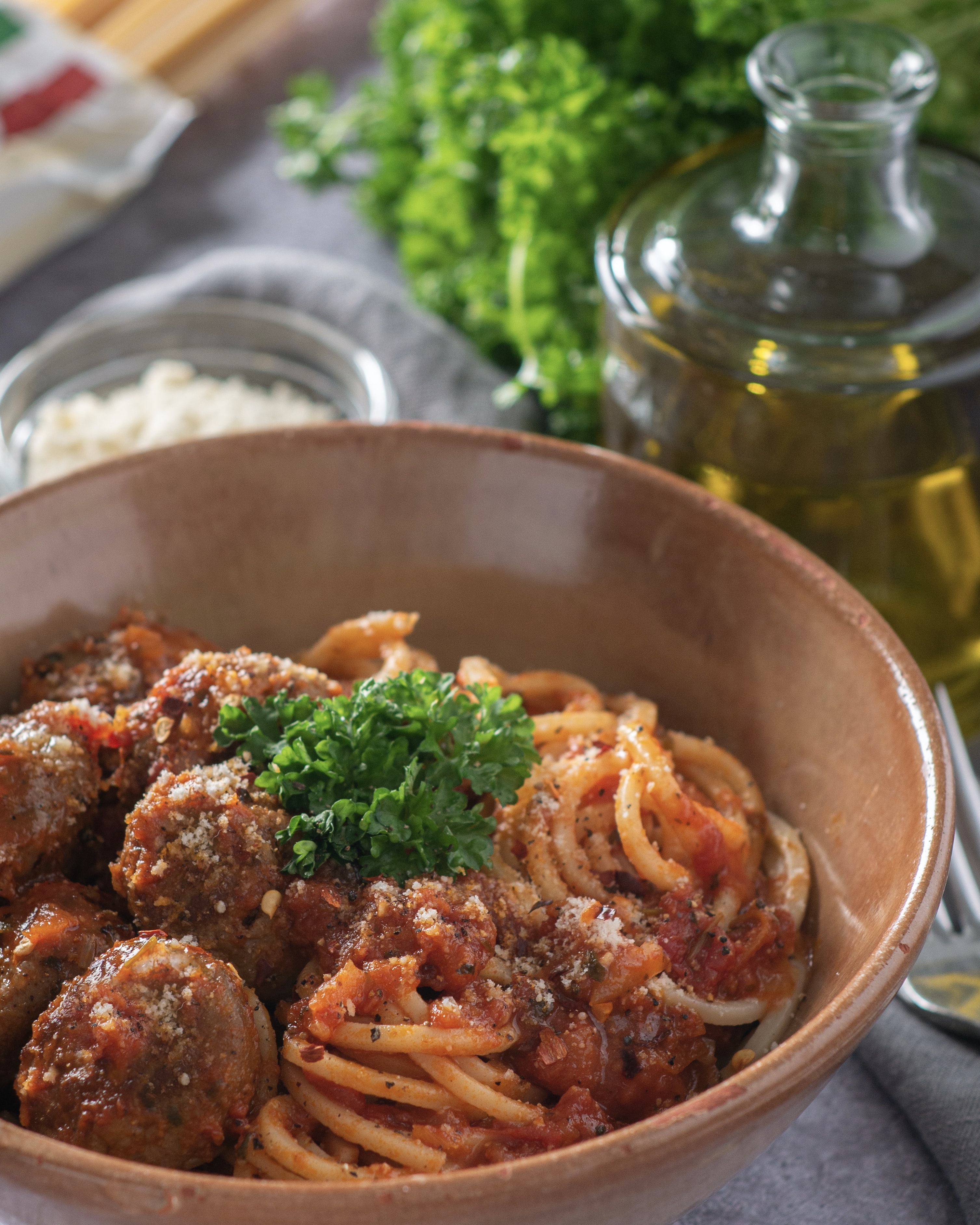Örtkryddade köttbullar