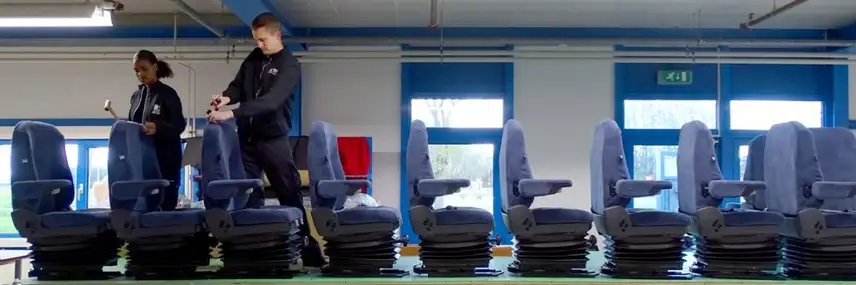 ISRI-6030-880 met bekleding conform EN5510-normering en draaiplaat