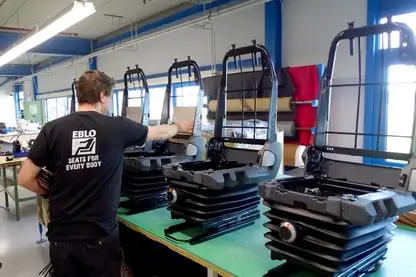 ISRI-6030-880 met bekleding conform EN5510-normering en draaiplaat