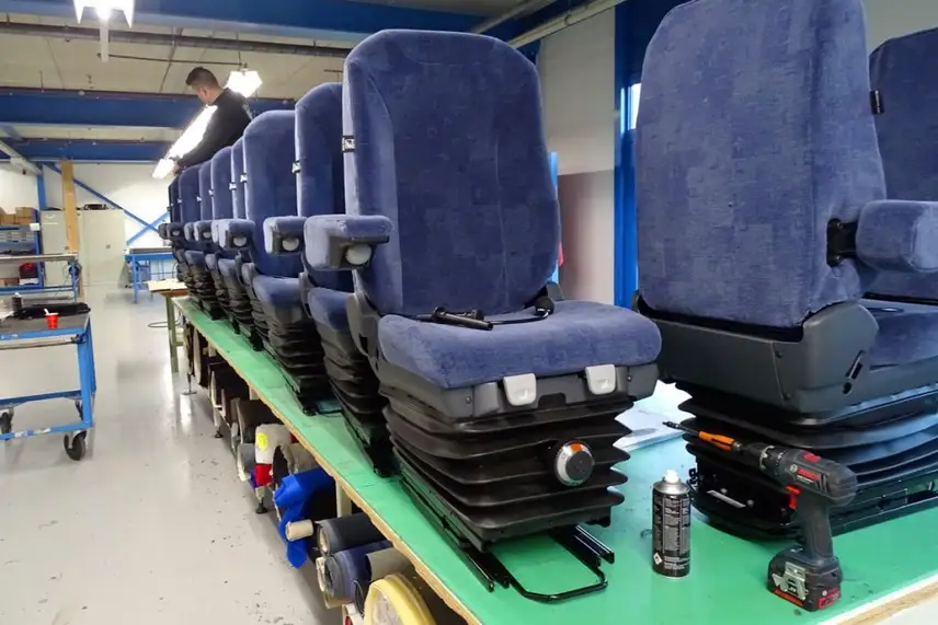 ISRI-6030-880 met bekleding conform EN5510-normering en draaiplaat