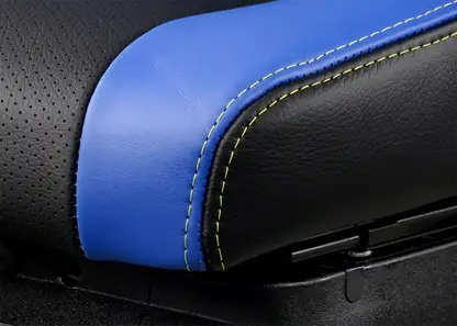 poltrona isri 1000 marini blu pelle nera