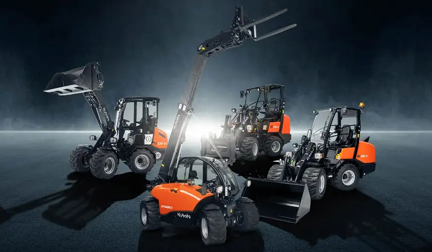 Kubota wheel loaders with UnitedSeats seats