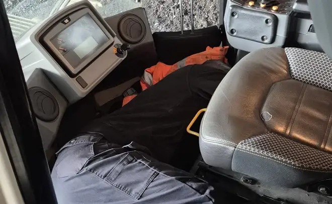 flexibility in excavator seat