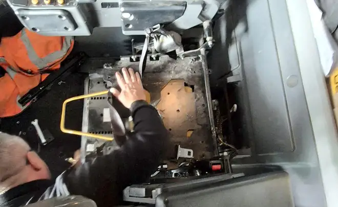 Boskalis inbouw Sears graafmachinestoel