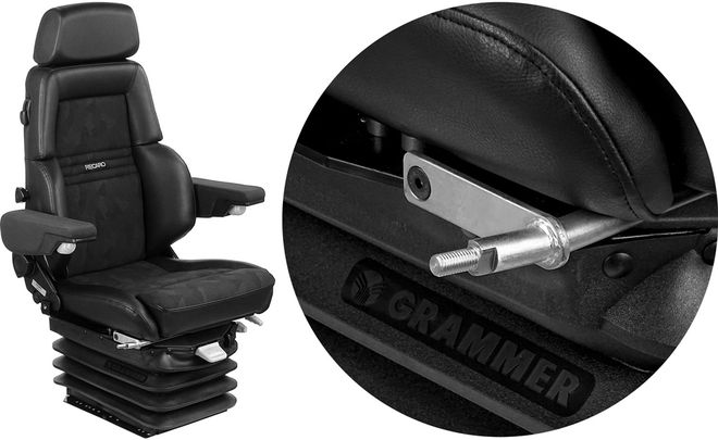 Nieuwe stoel in Kalmar container reachtruck | EBLO