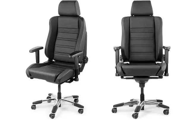 Geconcentreerd werken op een ergonomische 24-uurs stoel Ergo Profi Line 600 van ASS.jpg