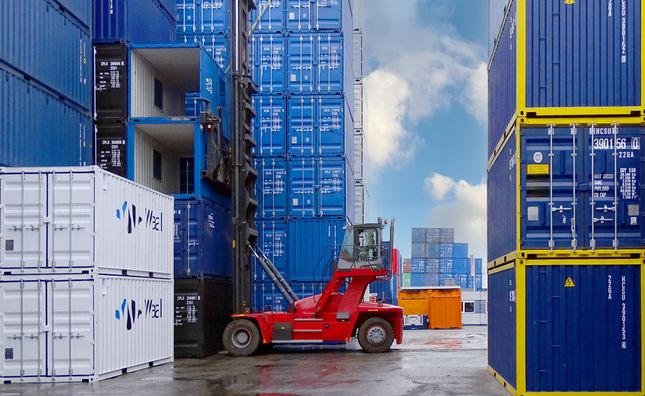 Nieuwe stoel in Kalmar container reachtruck | EBLO