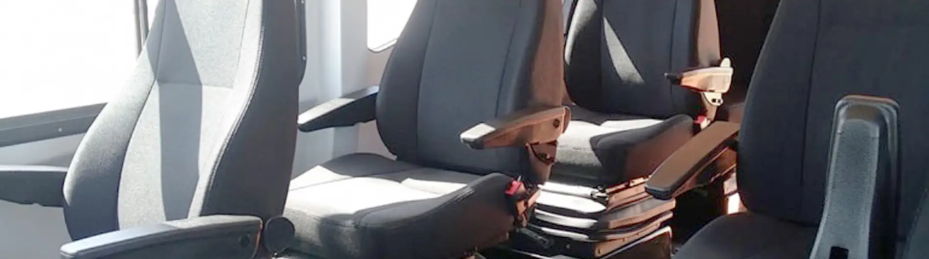 UnitedSeats marine seats at the helm