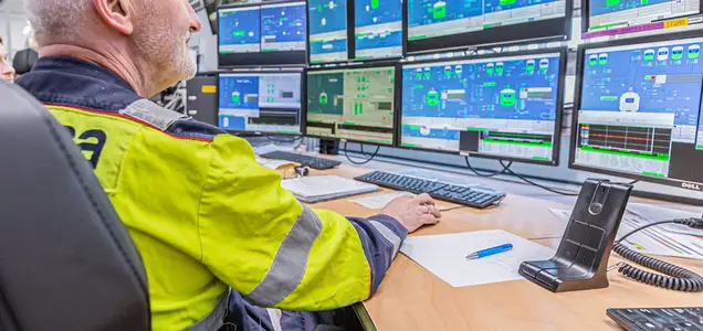 ISRI stoel voor 24 uurs gebruik in controlekamer