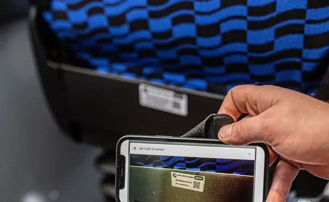 Code QR siège conducteur GVB