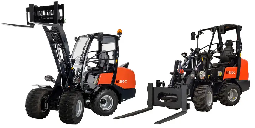 Kubota compact wheel loaders featured with UnitedSeats MGV35 seats