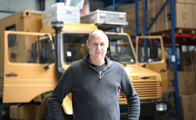 Unimog met ISRI stoel