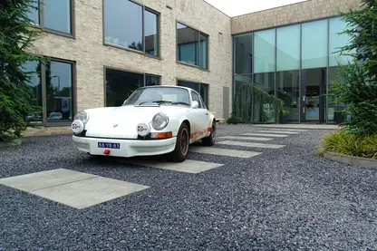 Porsche met Recaro stoel van EBLO