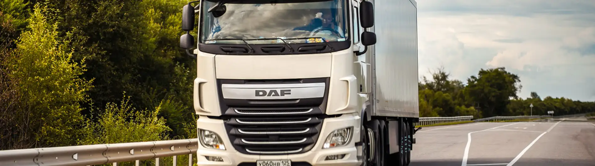 DAF vrachtwagen met ISRI vrachtwagenstoel
