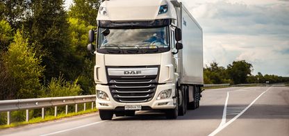 DAF vrachtwagen met ISRI vrachtwagenstoel