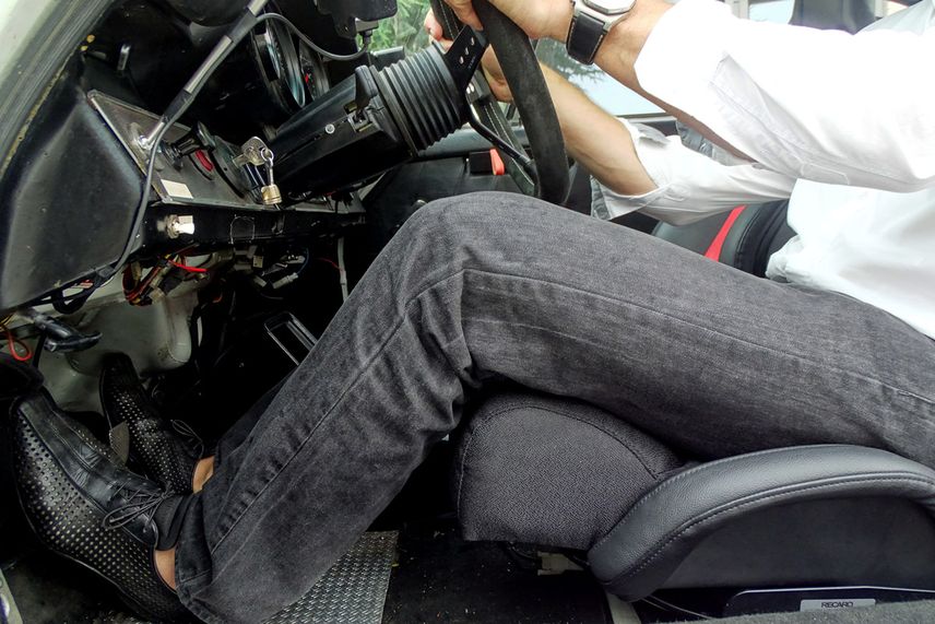 Recaro stoel met verlengd zitvlak voor Porsche 